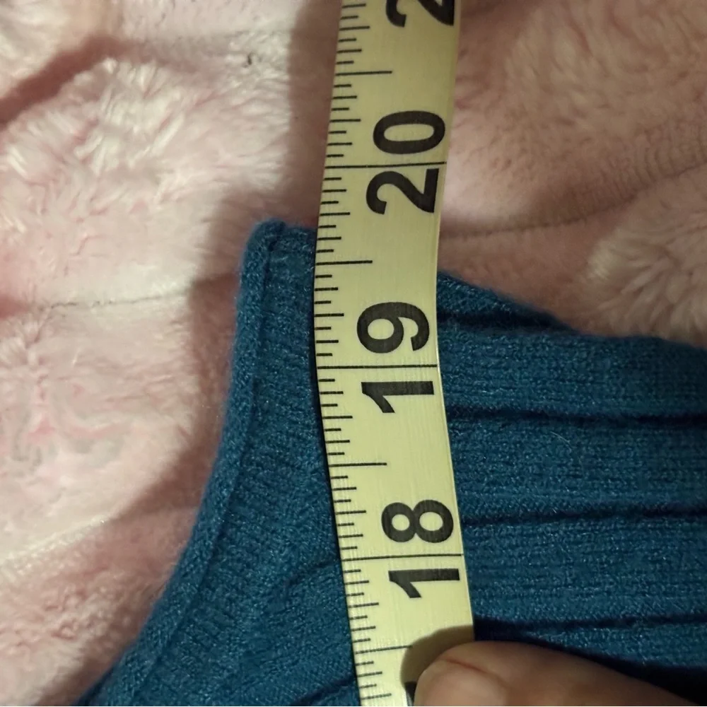 Joe Fresh Sleeveless Blue Maxi Dress turtleneck xl - Picture 10 of 12
